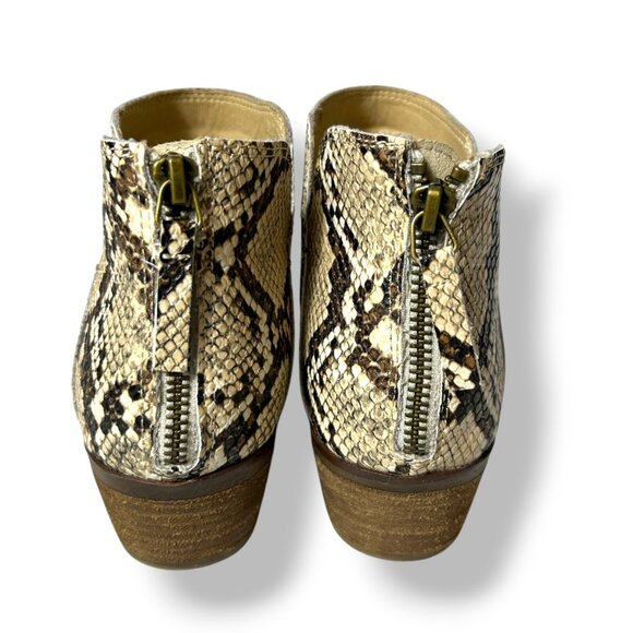 Michael Shannon Snake Skin Python Booties 8 - Like New - Picture 5 of 10